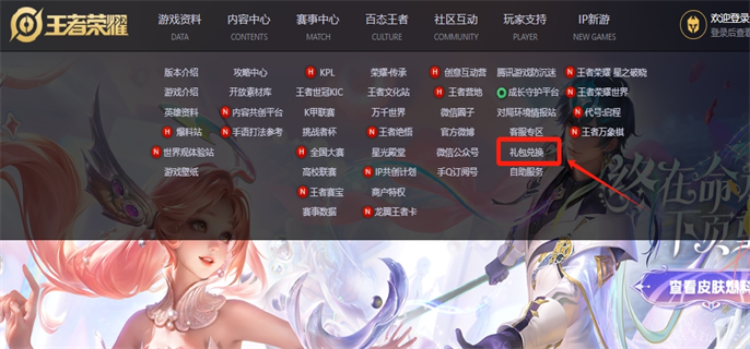 王者榮耀兌換碼入口地址分享圖二