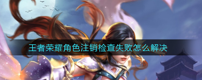 王者榮耀角色注銷檢查失敗怎么解決