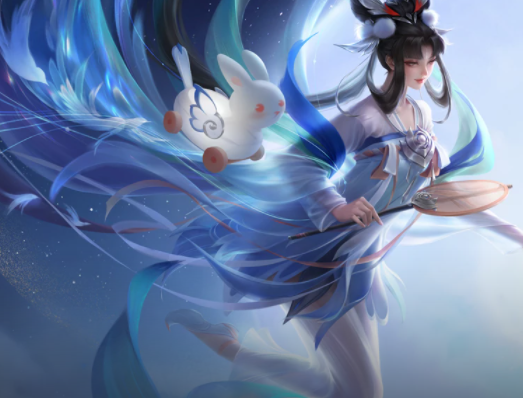 王者榮耀女性角色去掉所有服裝嫦娥