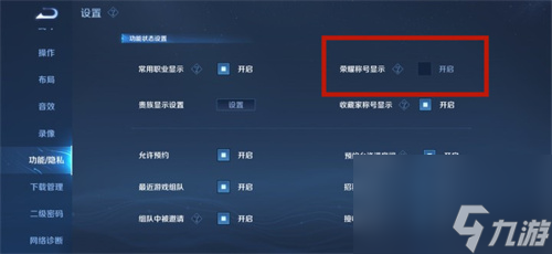 王者榮耀國標怎么隱藏